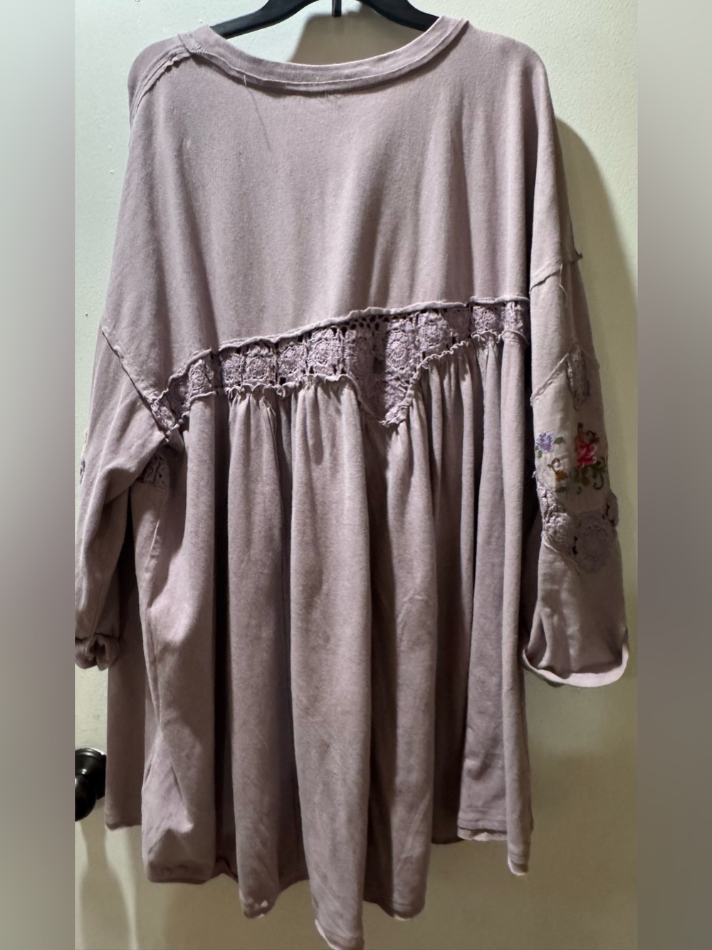Free People Kennedy Cross Stitched Crochet Embroidered tunic - Picture 6 of 11